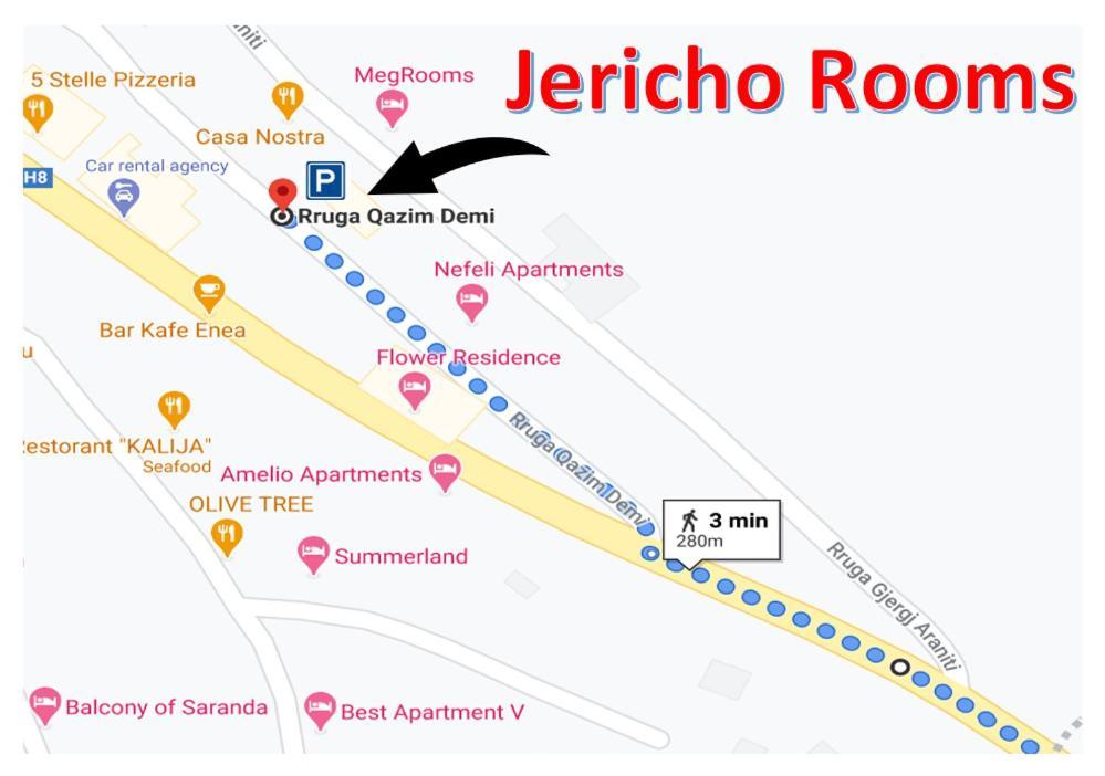 Jericho Rooms Sarandë Eksteriør bilde